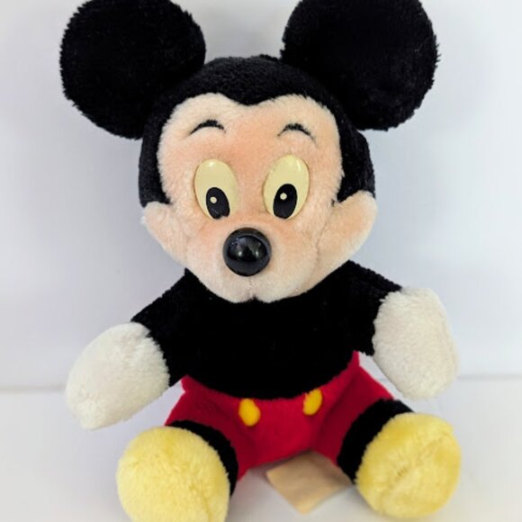 Vintage Disneyland Walt Disney World Mickey Mouse Plush Stuffed Animal Toy - Picture 1 of 5